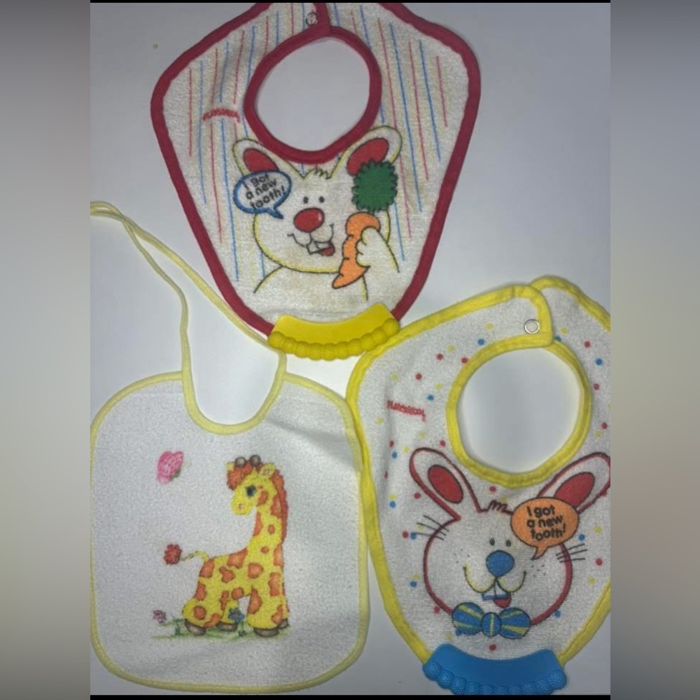 Vintage Bib/Teether Lot.